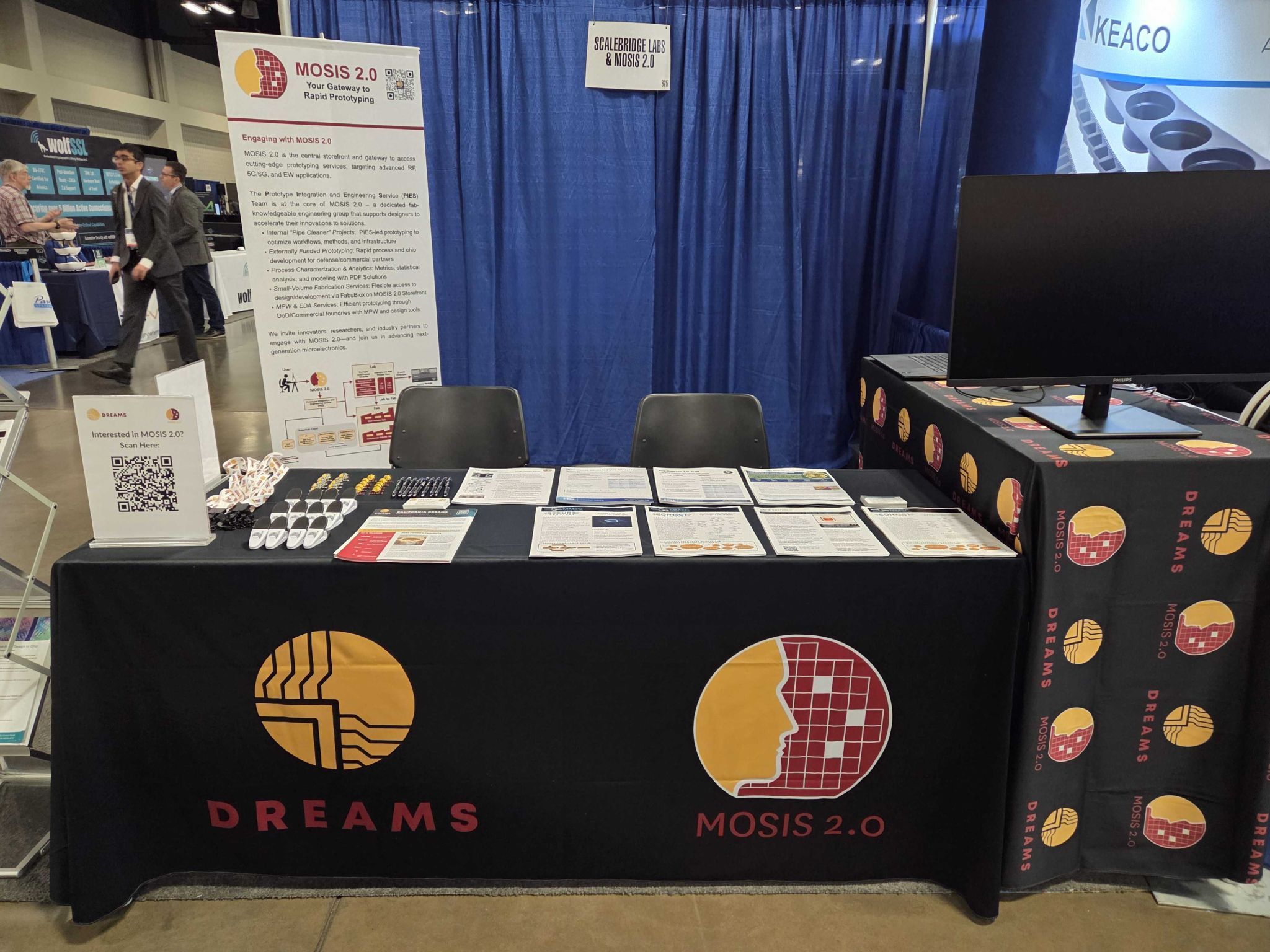 The MOSIS 2.0 / MMEC Booth at Microelectronics US